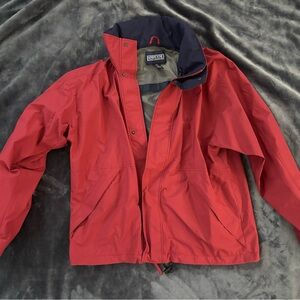 Lands' End Navy and Red Jacket